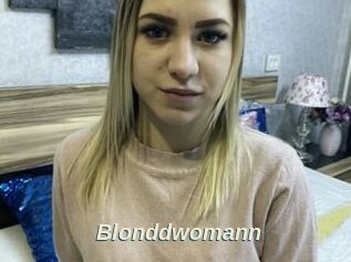 Blonddwomann